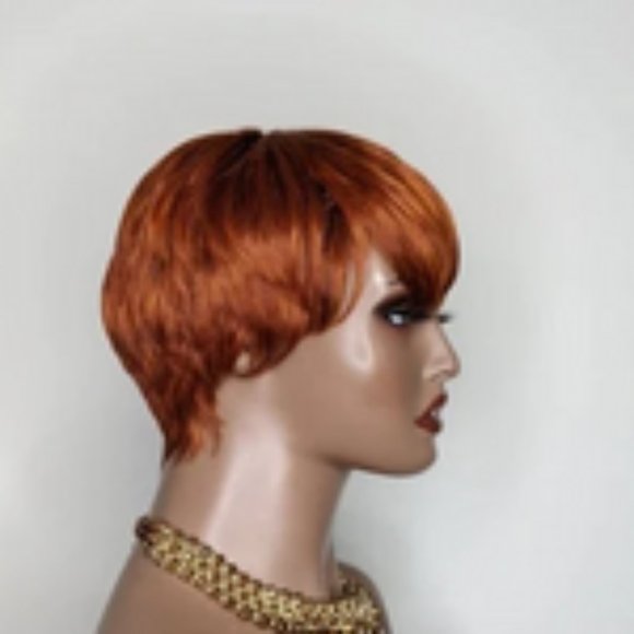 SCORPIO-GLUELESS TRANSPARENT 100% HUMAN HAIR SHORT CUT PIXIE WIG